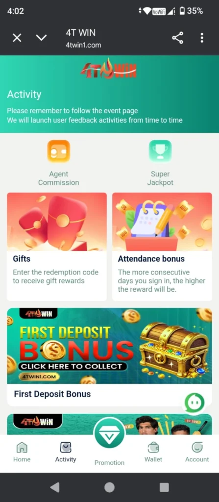 4TWin Game Download
